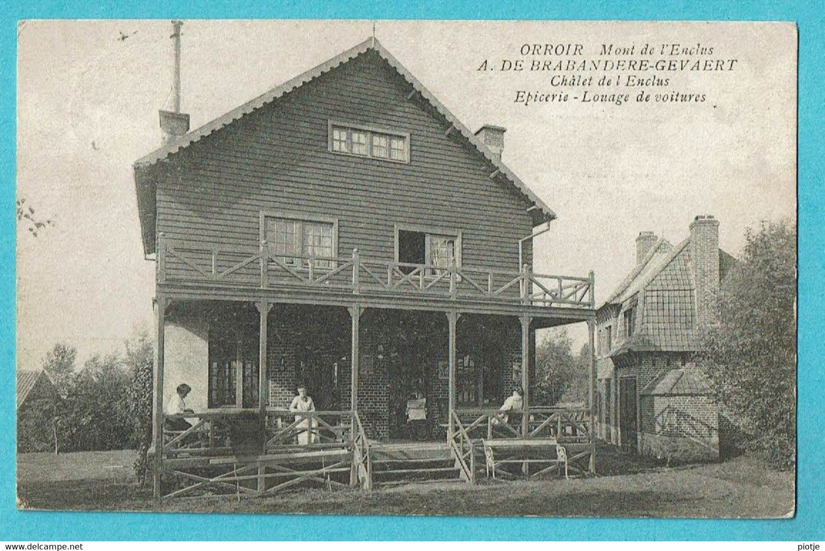 * Orroir (Kluisbergen - Mont De L'Enclus - Hainaut - Wallonie) * A. De Brabandere Gevaert, Chalet De L'Enclus, Epicerie - Kluisbergen