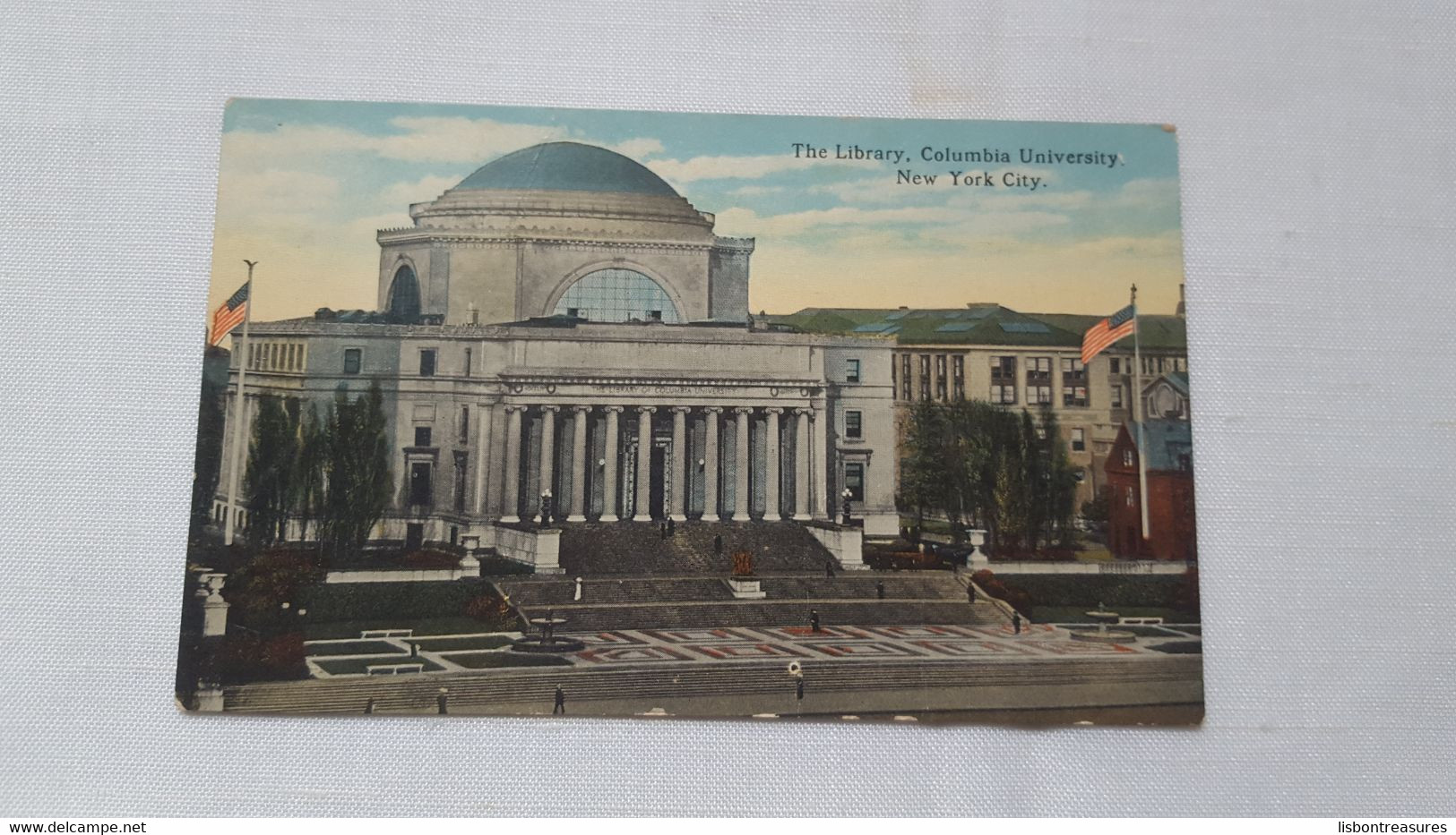 ANTIQUE POSTCARD UNITED STATES NEW YORK - THE LIBRARY, COLUMBIA UNIVERSITY UNUSED - Education, Schools And Universities