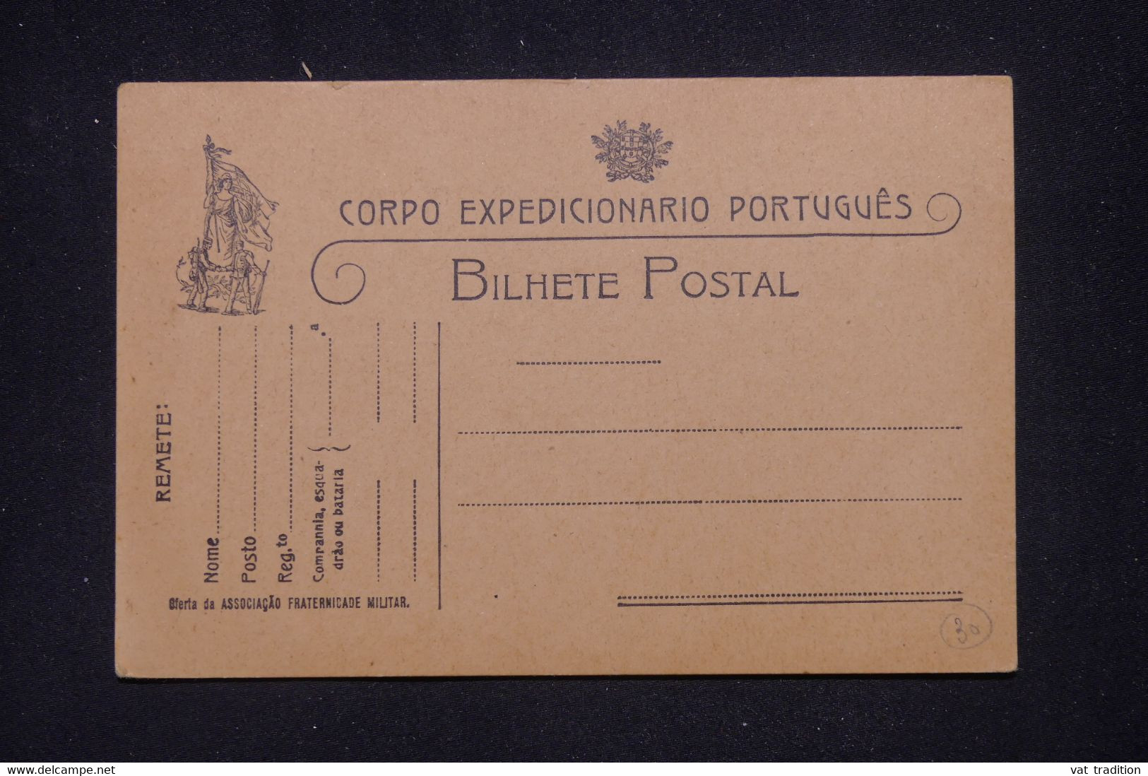 PORTUGAL - Carte Militaire En Franchise, Non Circulé - L 134837 - Storia Postale