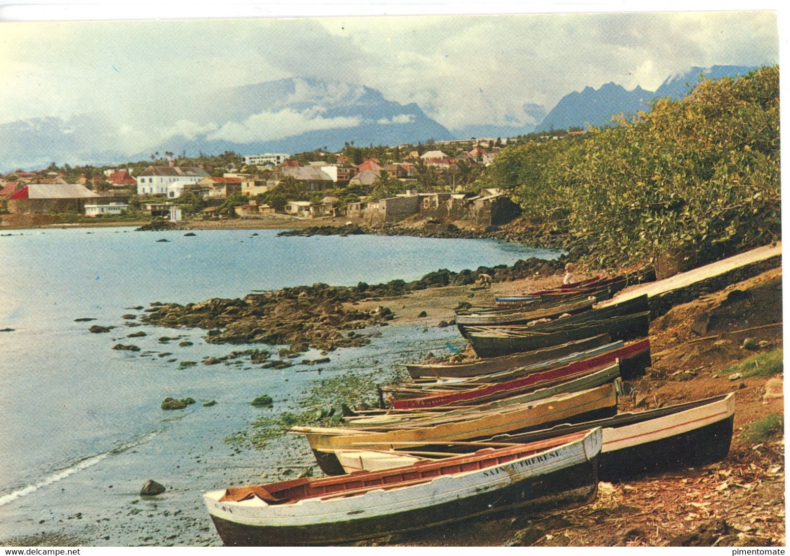 LA REUNION SAINT PIERRE TERRE SAINTE PORT DE PECHE 1978 - Saint Pierre