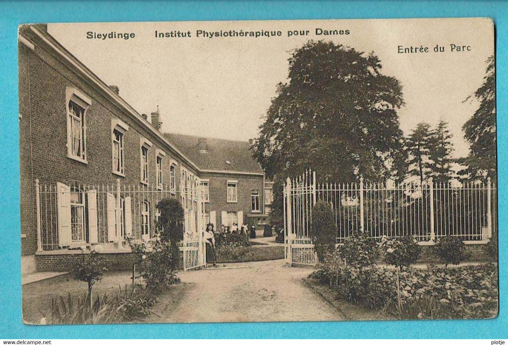 * Sleidinge - Sleydinge (Evergem - Oost Vlaanderen) * Institut Physiothérapique Pour Dames, Entrée Du Parc, Old - Evergem
