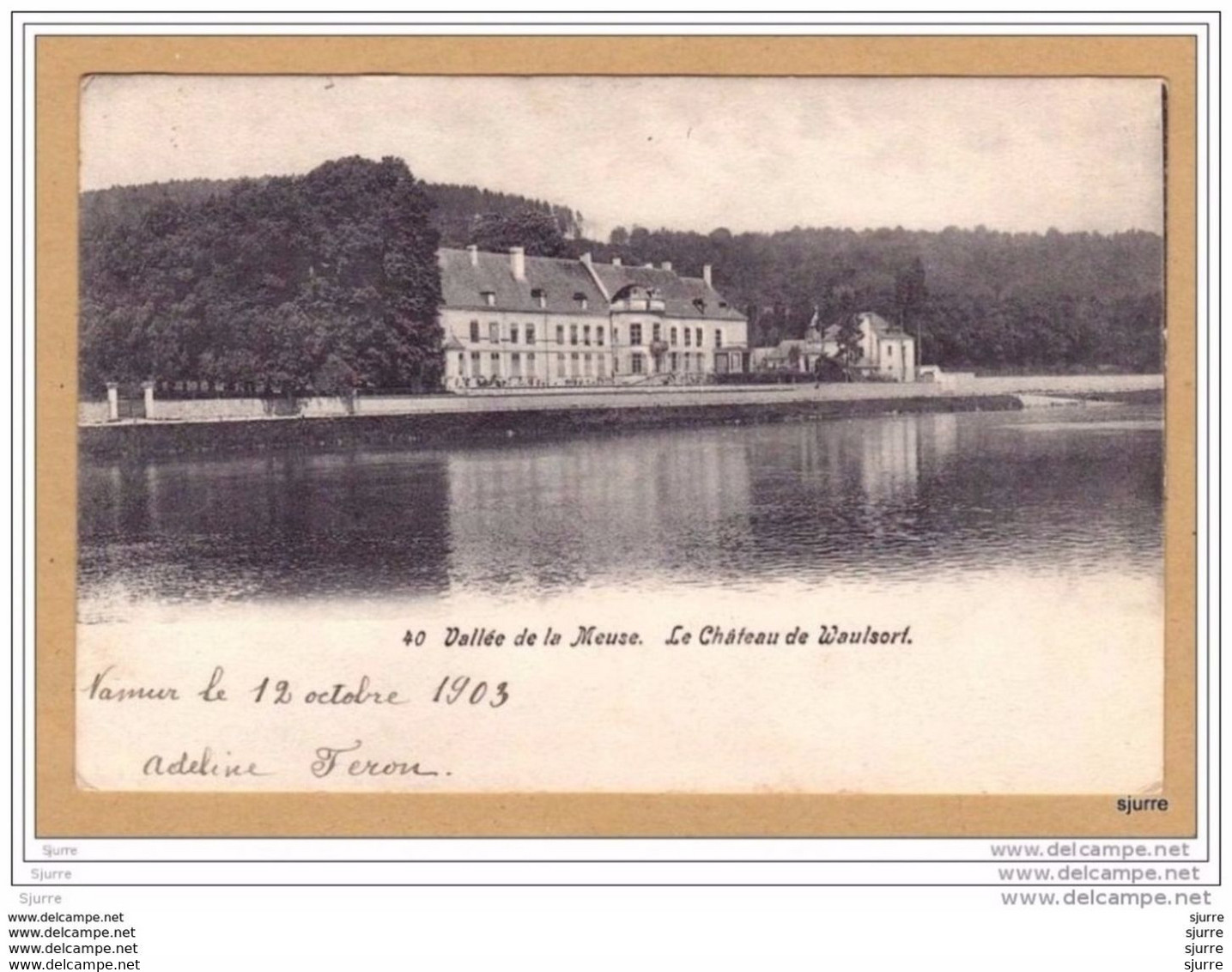 WAULSORT / Hastière - Le Château De WAULSORT - Vallée De La Meuse - Kasteel - Hastière