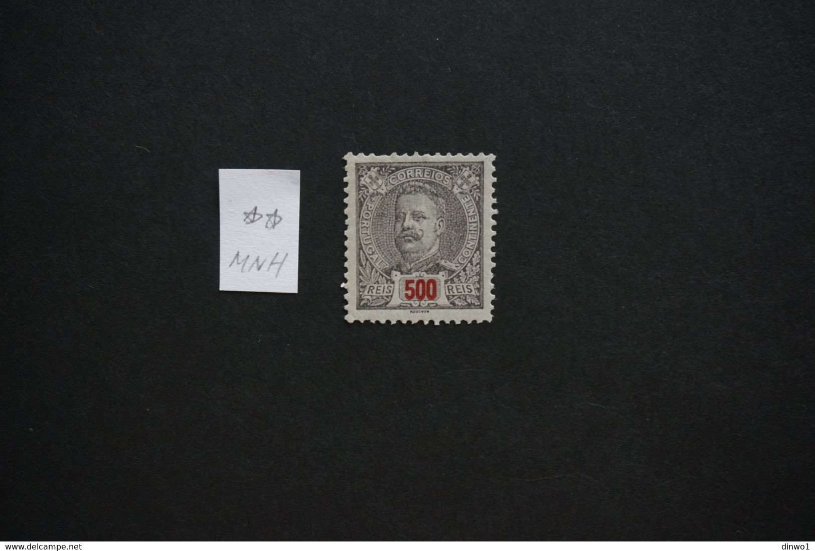 (T1) Portugal 1895 D. Carlos 500 R - Af. 139 - Perf. 11½ (MNH) - Neufs