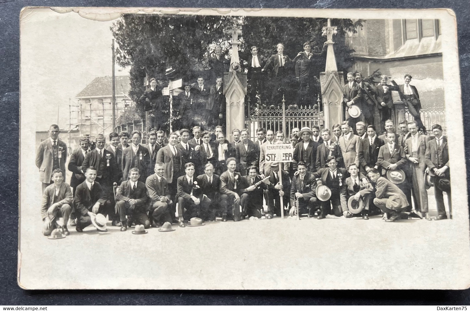 Rekrutierung Stäfa ZH/ Gruppenbild/ Fotokarte - Stäfa