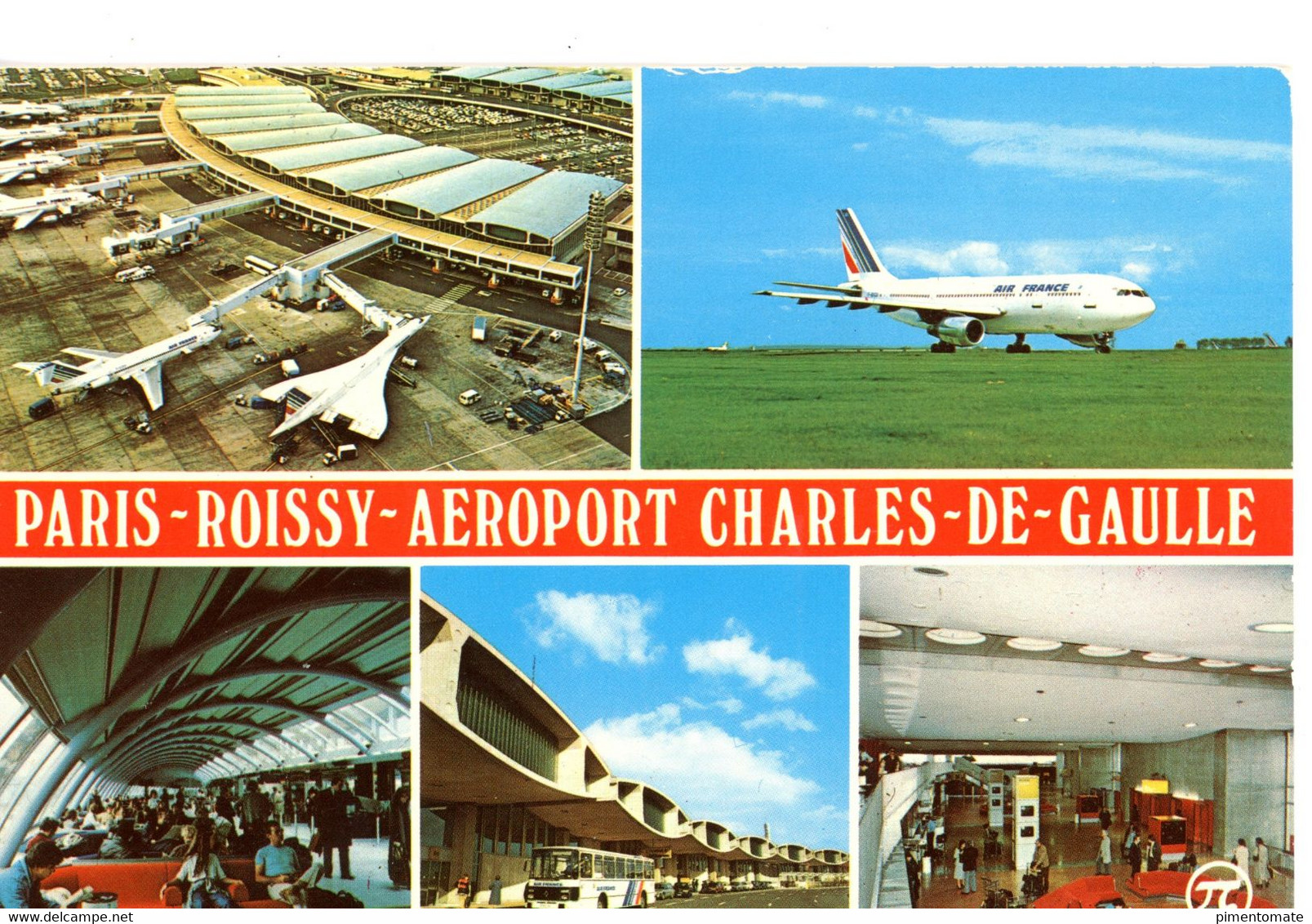 PARIS ROISSY AEROPORT CHARLES DE GAULLE CONCORDE 1985 - Roissy En France