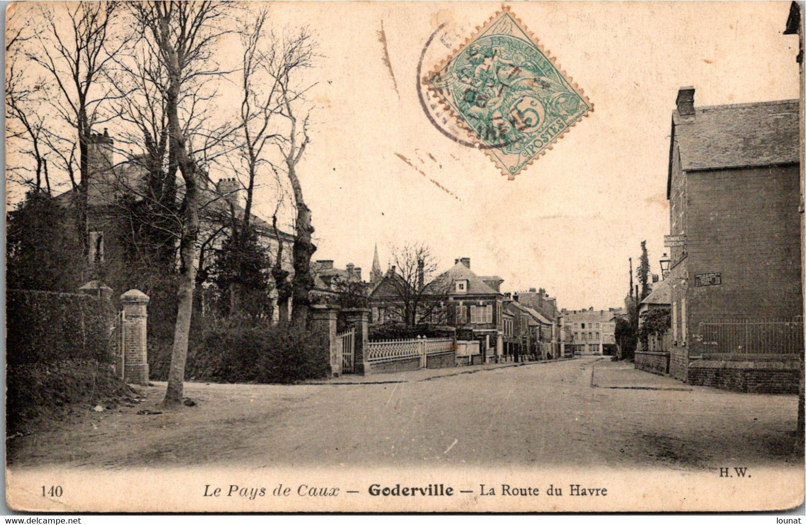 76 GODERVILLE - La Route Du Havre - Goderville