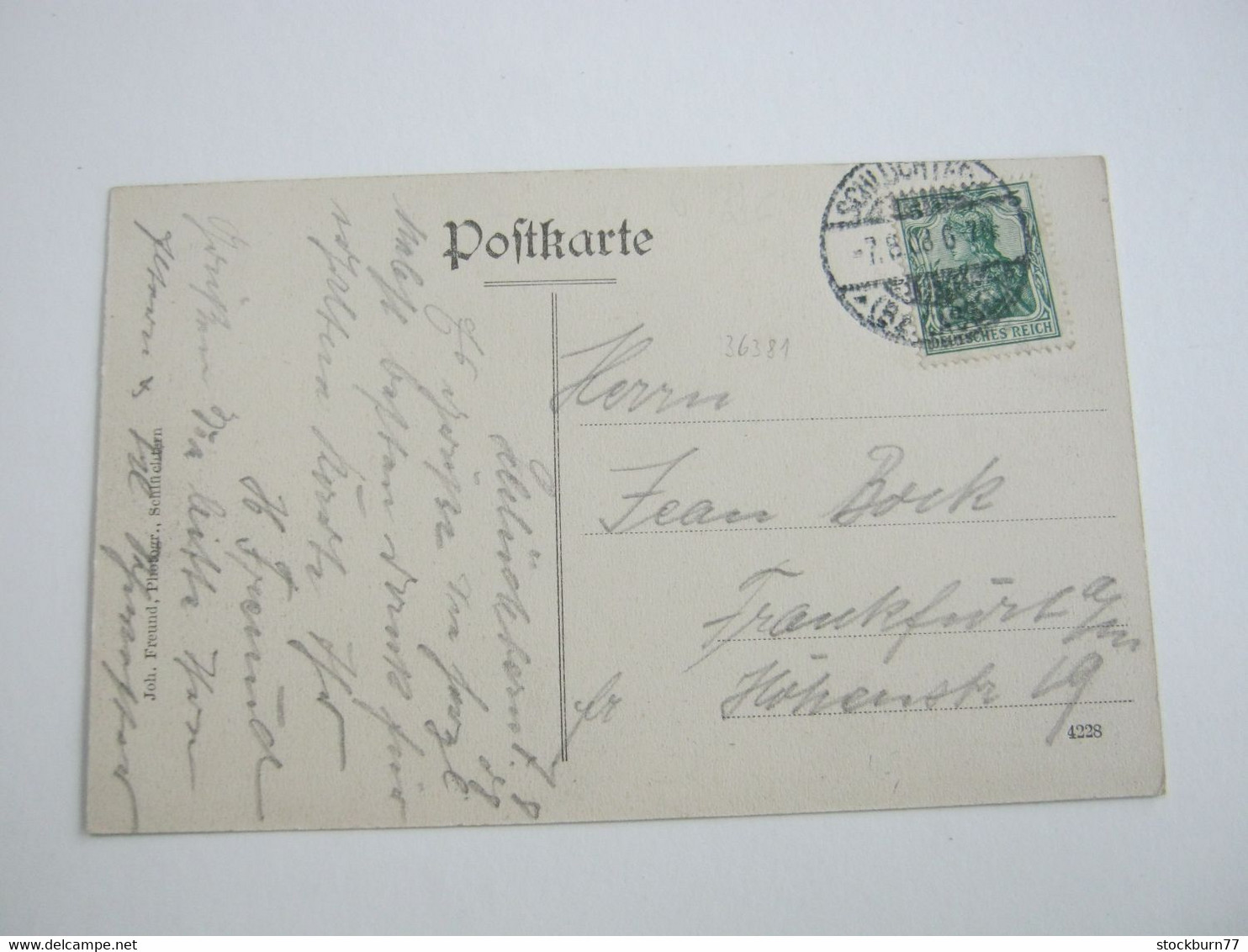 Schlüchtern , Strasse   ,    Schöne Karte Um 1908 ,    Siehe  2 Abbildungen - Schluechtern