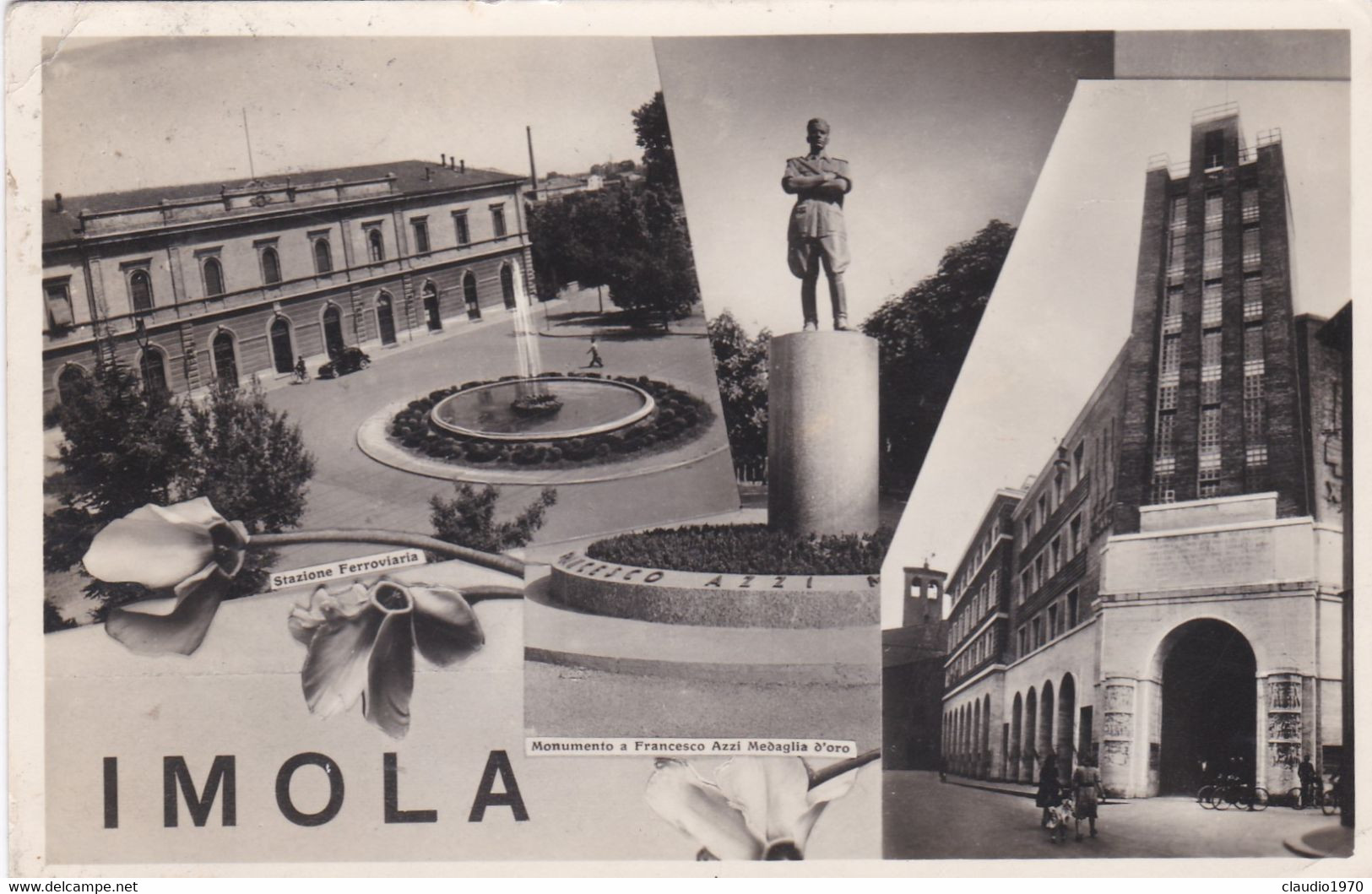 IMOLA (BOLOGNA)  CARTOLINA -  X TABIANO BAGNI  (PARMA) - 1948 - Imola