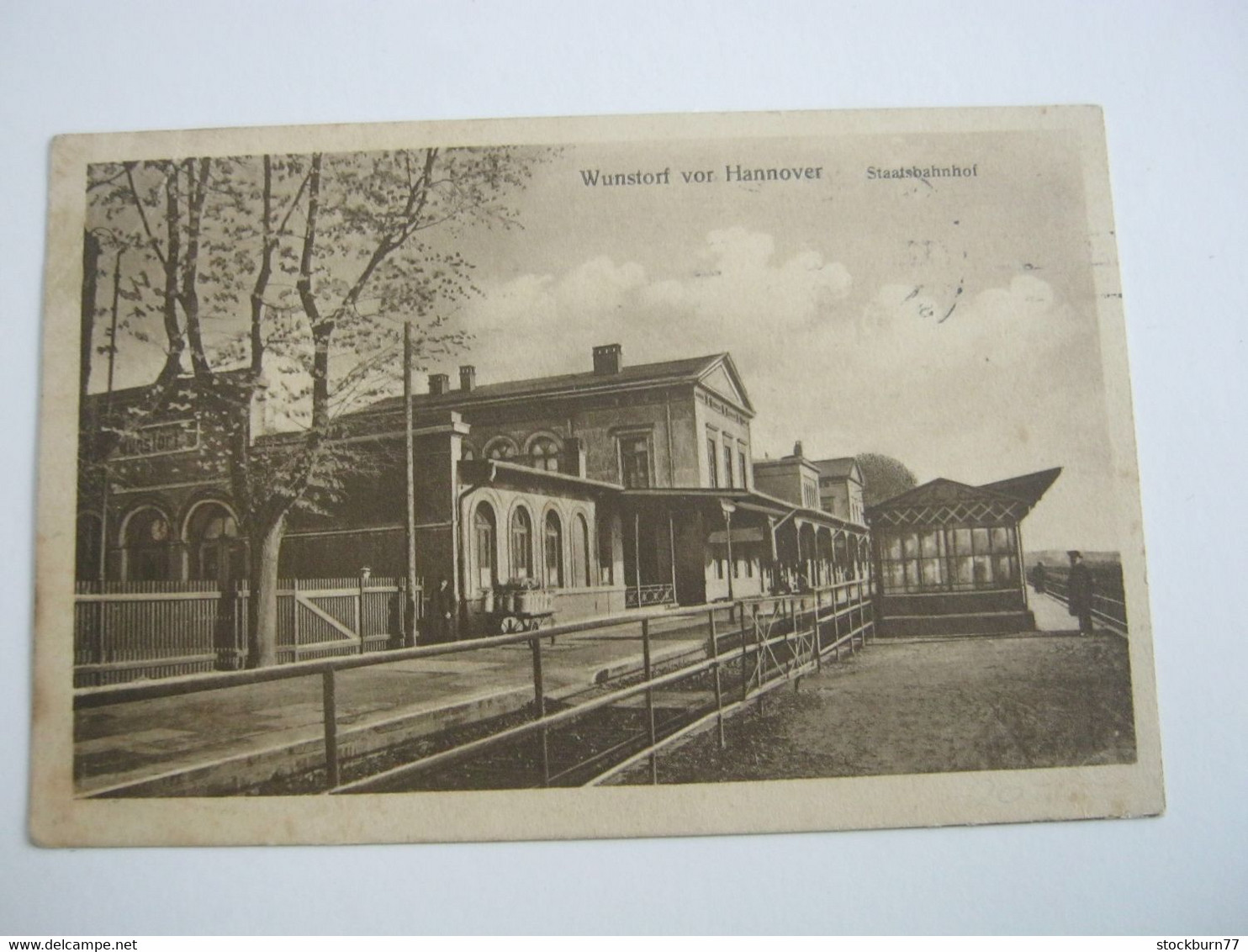 WUNSTORF , Bahnhof  , Seltene Karte Aus 1914 - Wunstorf