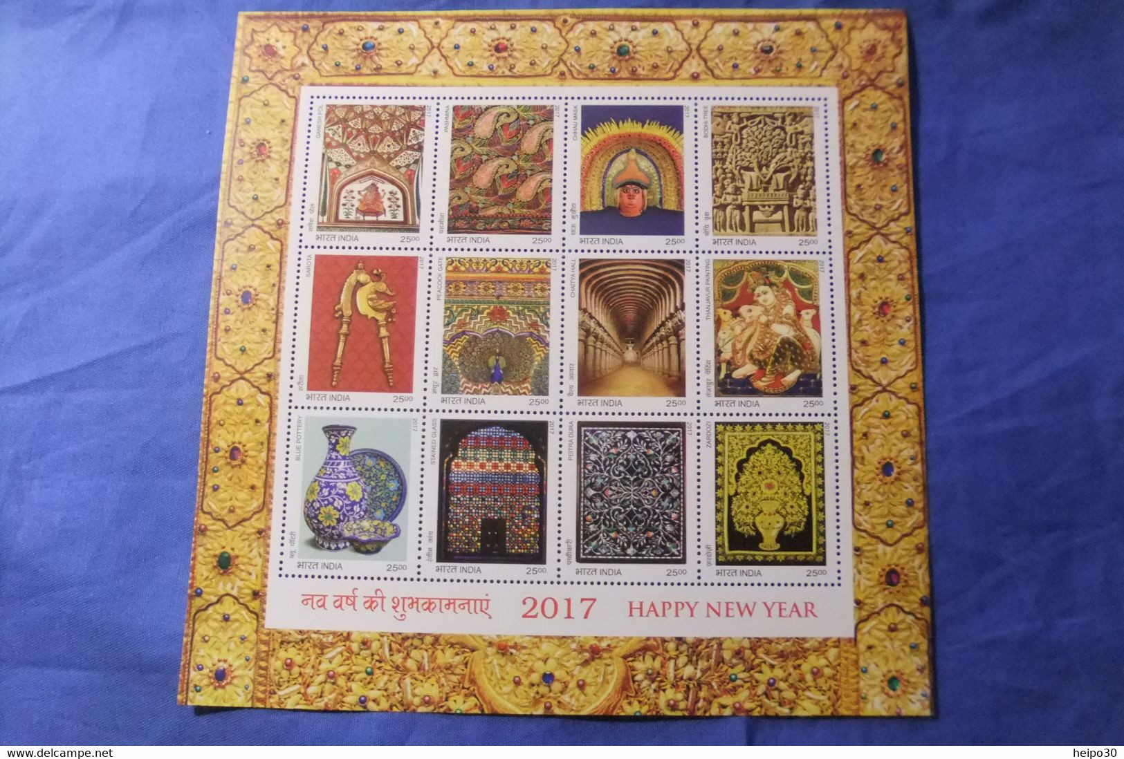 India 2016 Michel 3059-3070 Kleinbogen Kultur Und Kunsthandwerk MNH - Blokken & Velletjes