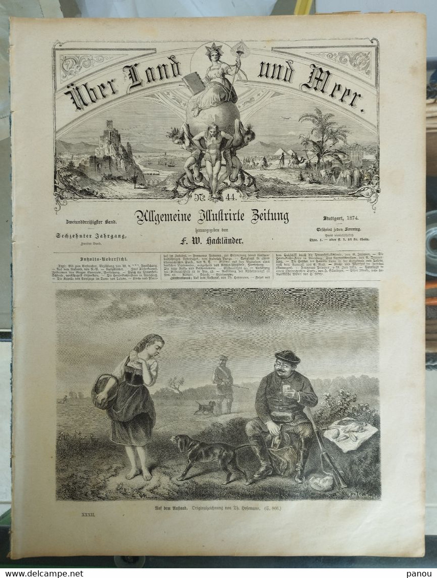 Über Land Und Meer 1874 Band 32 Nr 44. NURNBERG. TOLEDO. NORWEGIEN - Autres & Non Classés