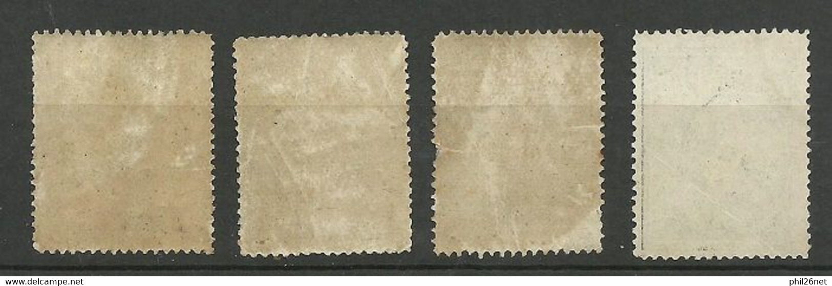 Japon  Fiscaux  4 Valeurs   Oblitérés  B/TB  Oir Scans Soldé ! ! ! - Used Stamps