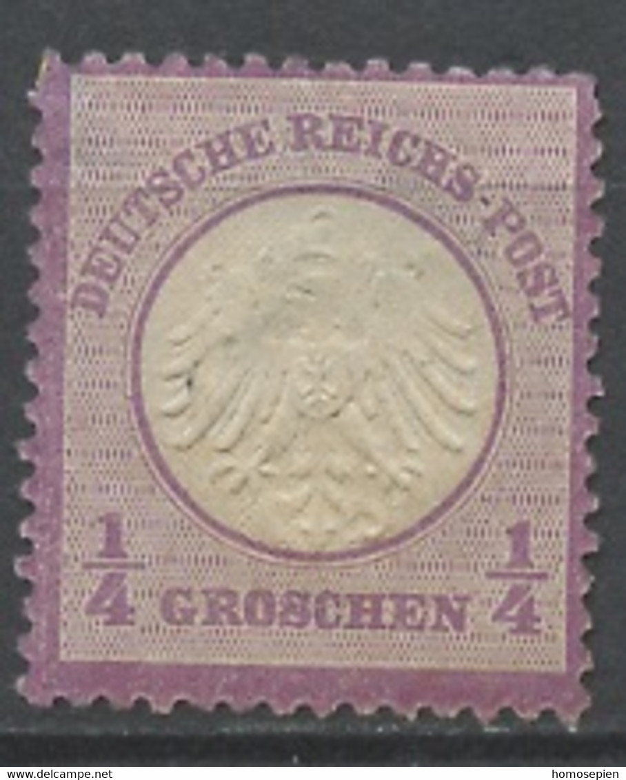 Allemagne Empire - Germany - Deutschland 1872 Y&T N°1 - Michel N°1 Nsg - 0,25g Aigle Héraldique - Ungebraucht