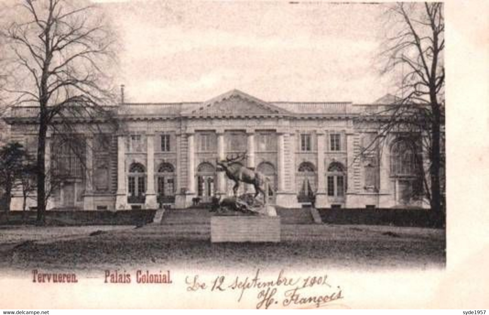 Tervueren: Palais Colonial, Circulé En 1902 - Tervuren