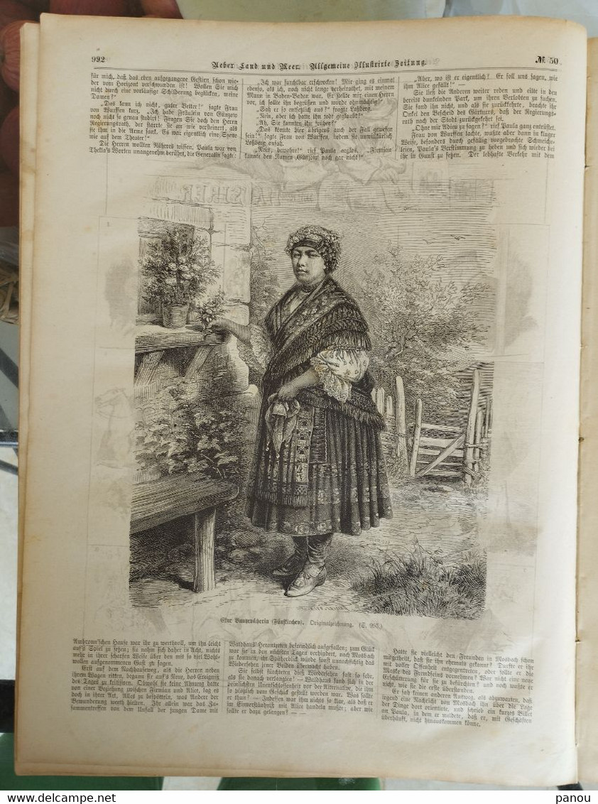 Über Land Und Meer 1874 Band 32 Nr 50. TYROLER FAHRTEN TYROL TYROLE TIROL. DULT. ESPANA SPANIEN - Autres & Non Classés