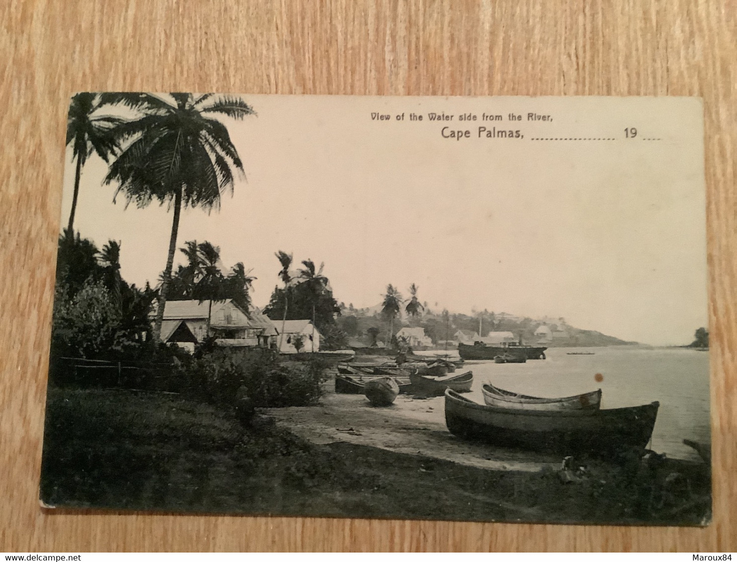 CPA Afrique Liberia  Cap Palmas  View Of Thé Water Side From Thé River - Liberia