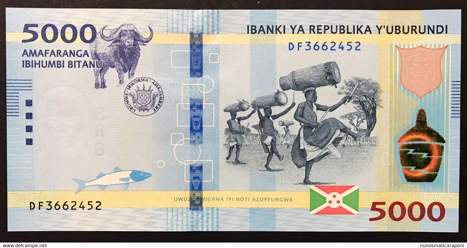 Burundi 5000 Franchi Francs  2018 LOTTO 4178 - Burundi