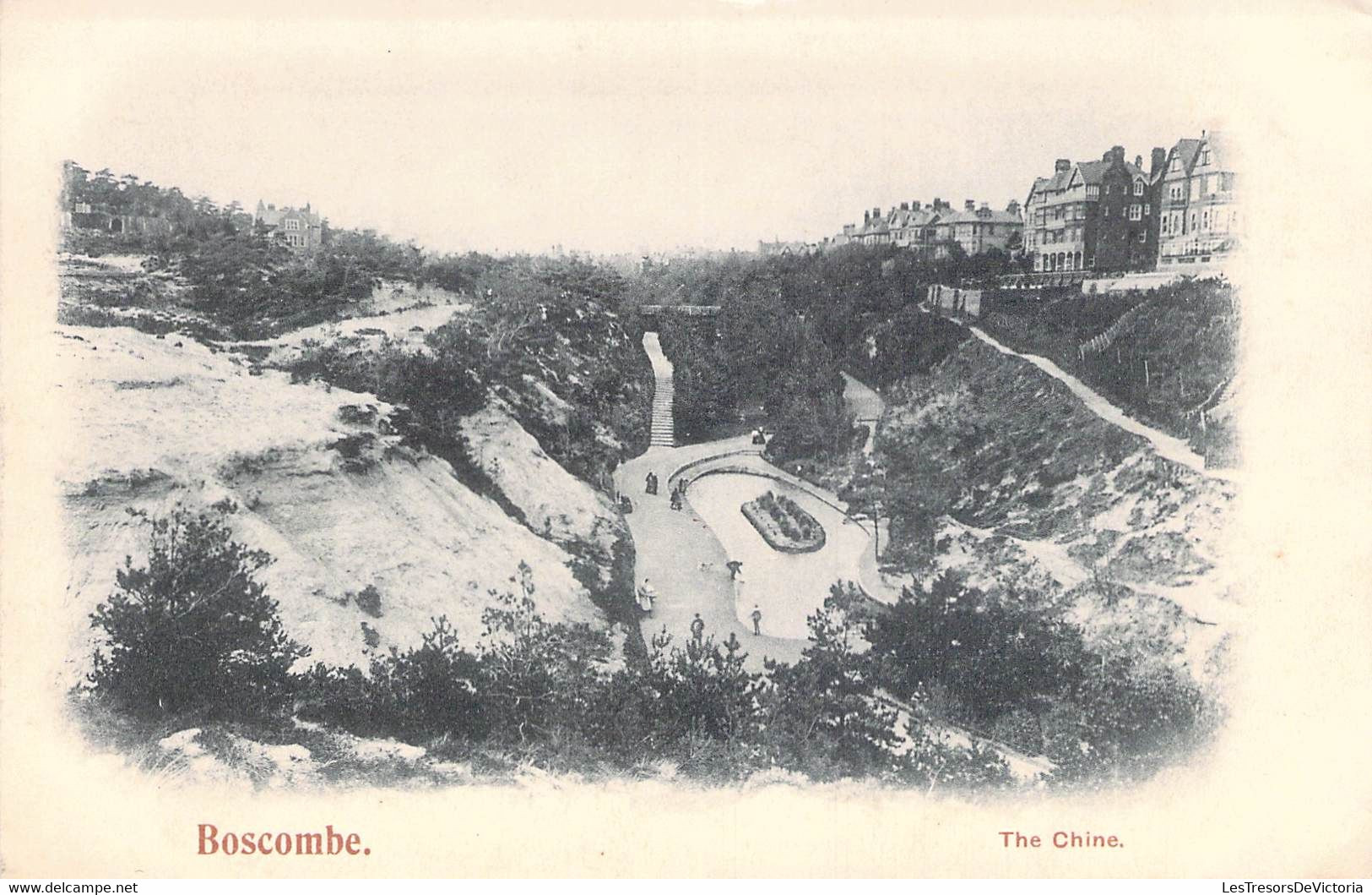 CPA Royaume Unis - Angleterre - Bornemouth - The Chine - Boscombe - Paysage - Carte Nuage - Vue D'ensemble - Other & Unclassified