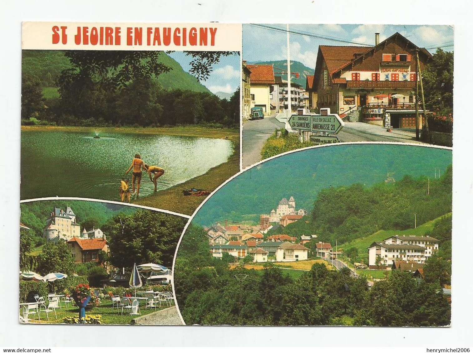 74 Haute Savoie St Jeoire En Faucigny Multi Vues 1980 - Saint-Jeoire
