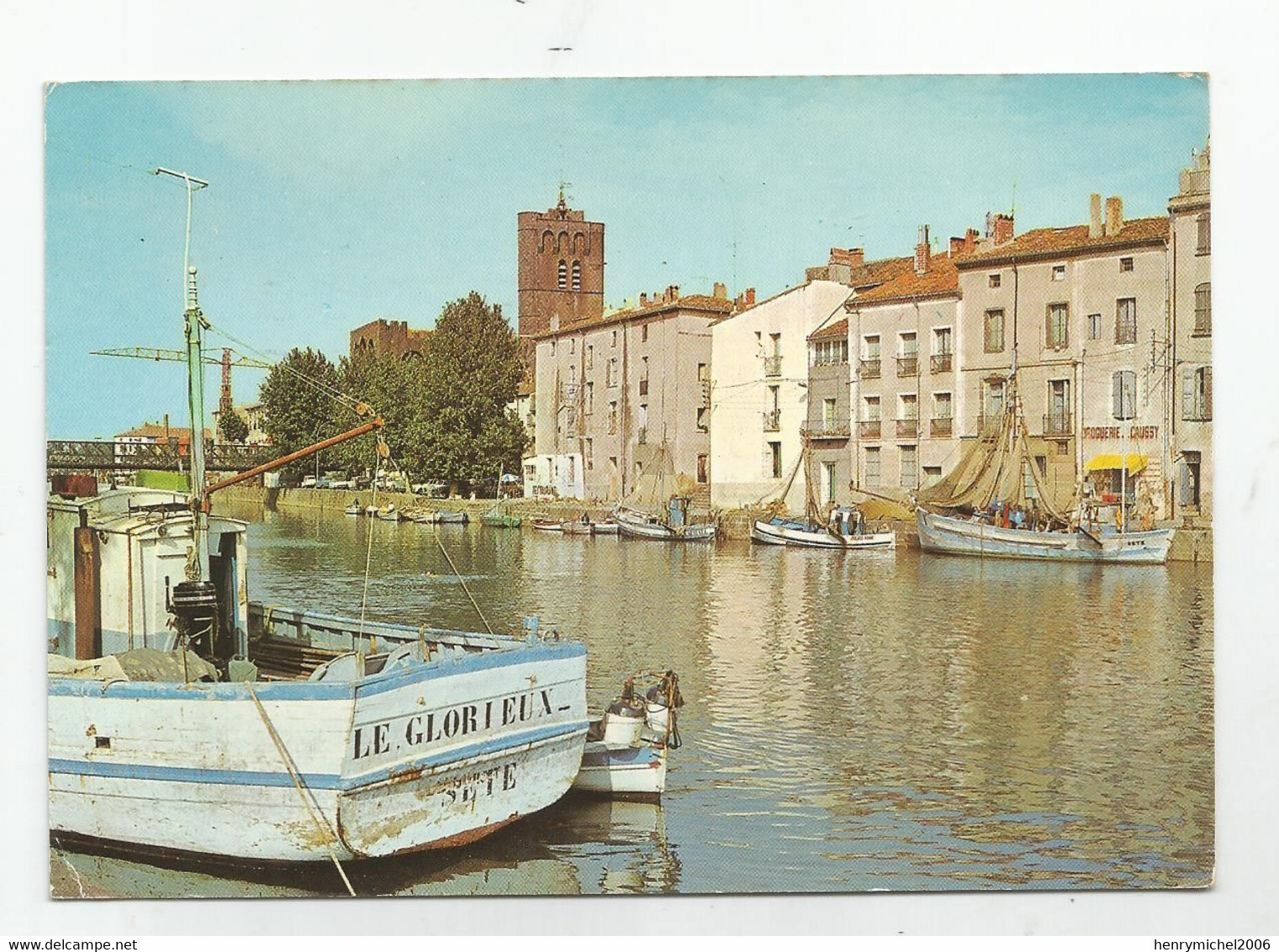 34 - Hérault Agde Bateau De Peche Le Glorieux Sète 1970 - Agde