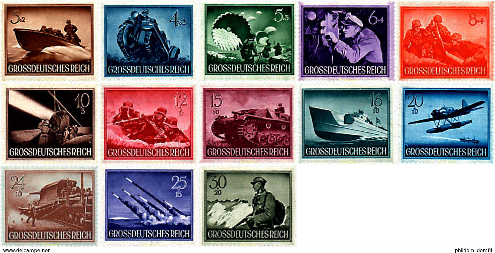 56145 MNH ALEMANIA 1944 JORNADA DE LOS HEROES - Fallschirmspringen