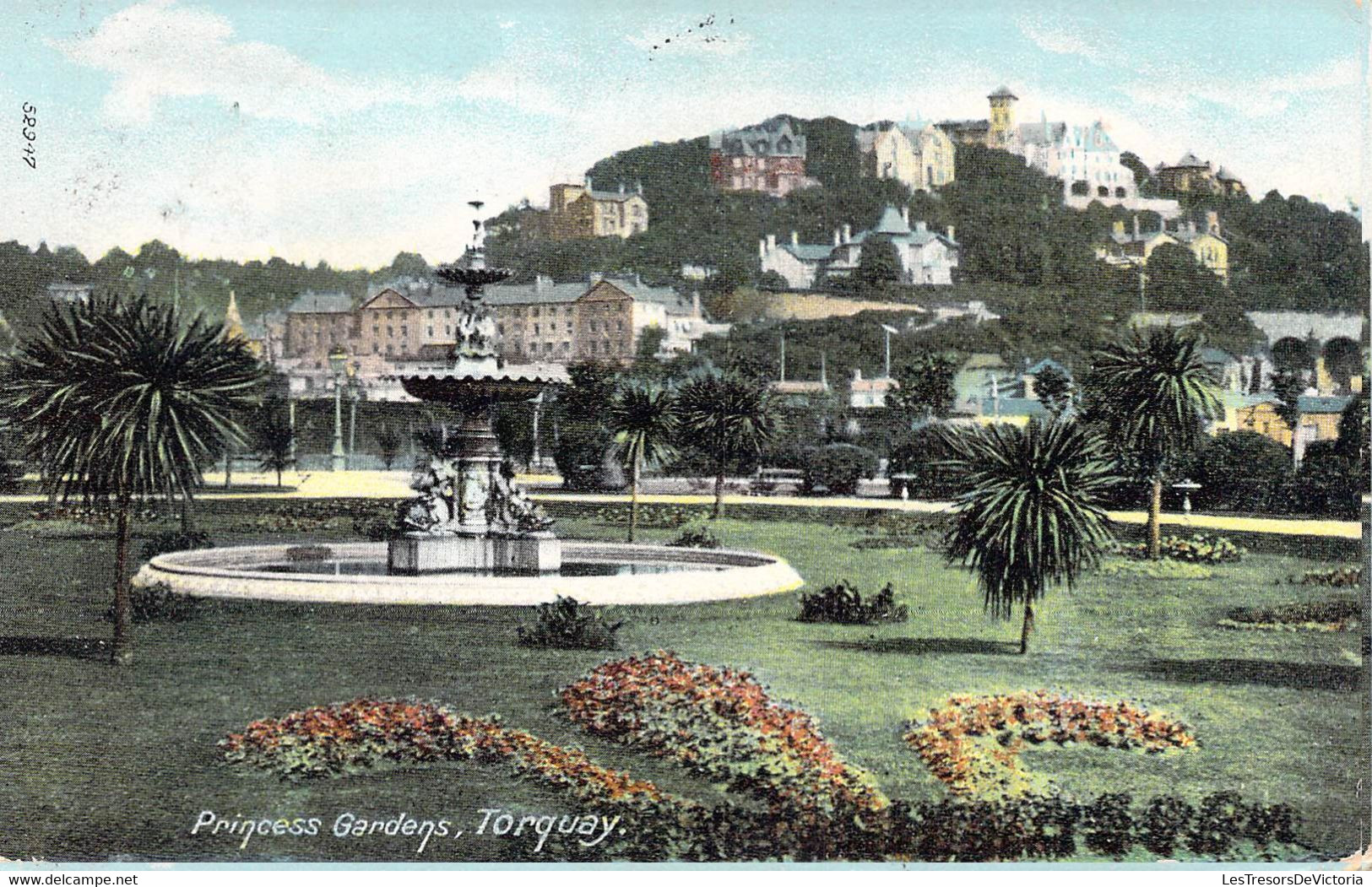 CPA Royaume Unis - Angleterre - Devon - Torquay - Princess Gardens - F. Frith & Co. - Oblitérée Plymouth 1905 - Torquay