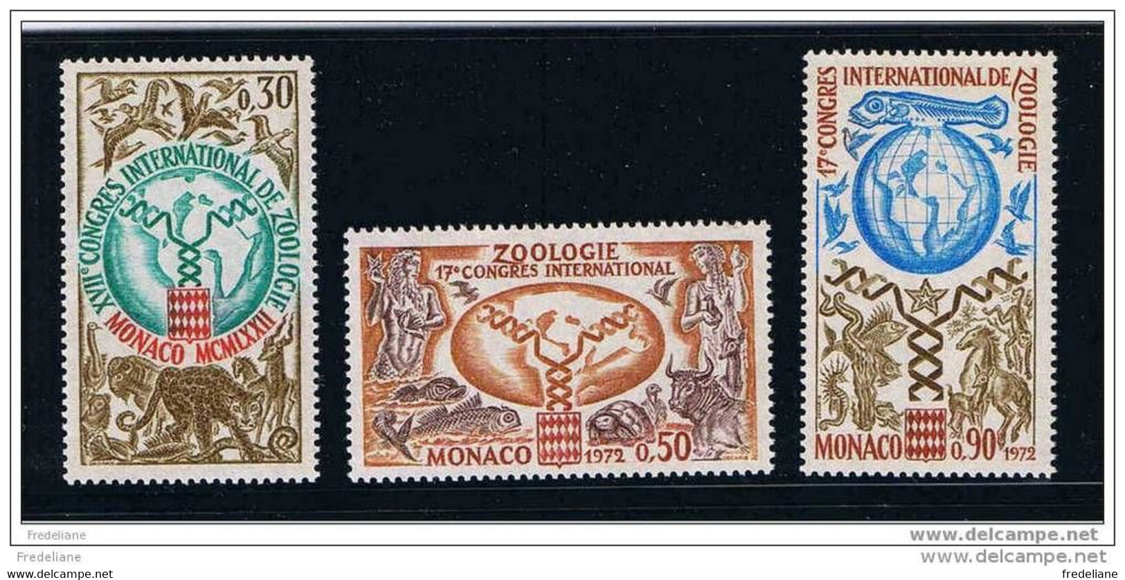 ZOOLOGIE - Y&T : 894/6 - 1972*** - Altri & Non Classificati