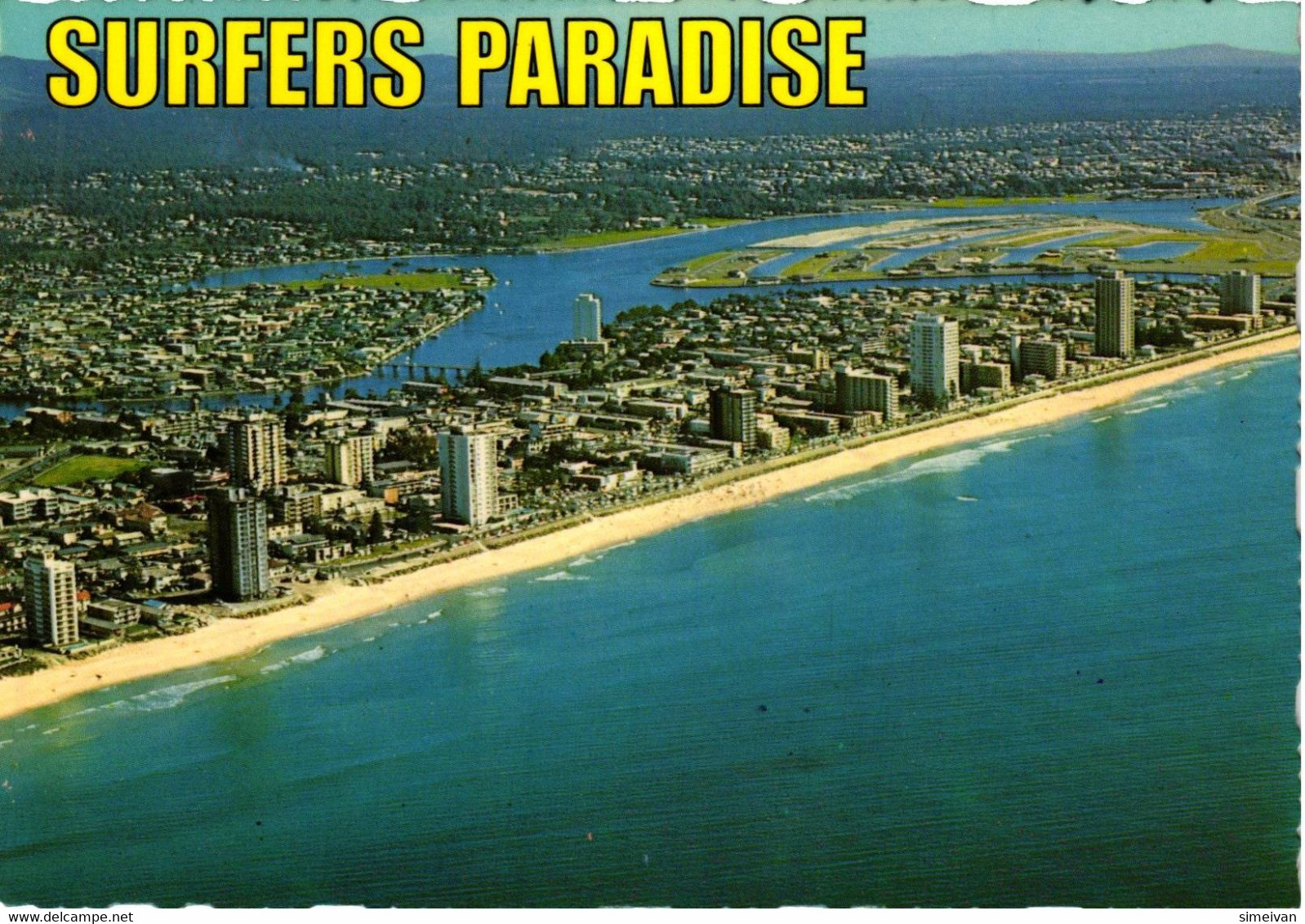 Surfers Paradise Q. Surfing Beach  Nerang River And Southport Gold Coast Australia Australien Australie K001 - Gold Coast