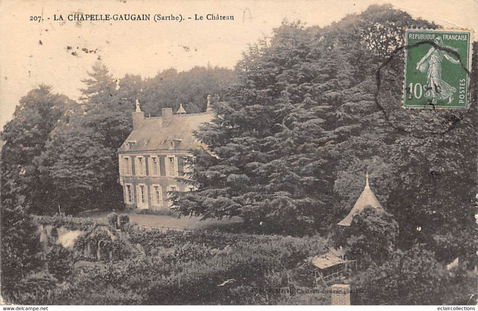 La Chapelle Gaugain          72        Le Château           (voir Scan) - Autres & Non Classés