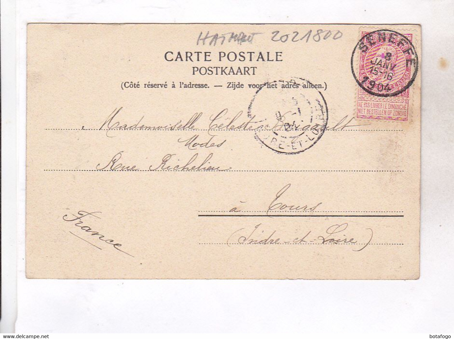 CPA SENEFFE  , LE CHATEAU EN 1904! (voir Timbre) - Seneffe