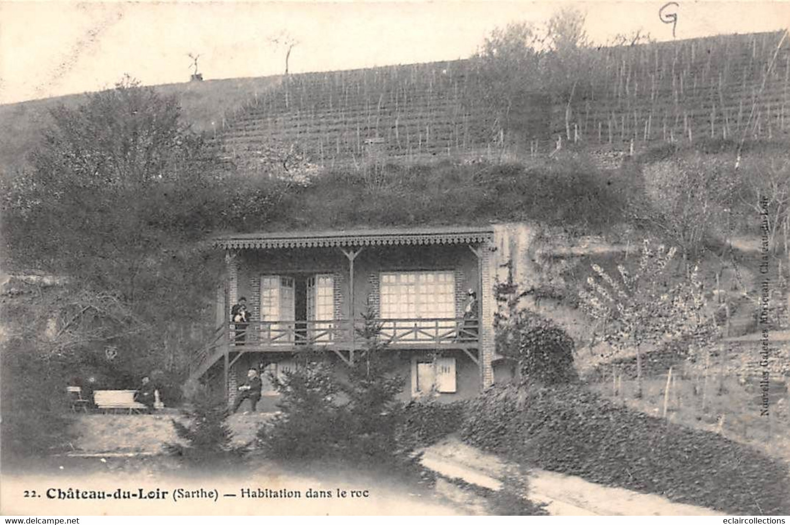 Château Du Loir          72        Habitation Dans Le Roc   N° 22      (voir Scan) - Chateau Du Loir