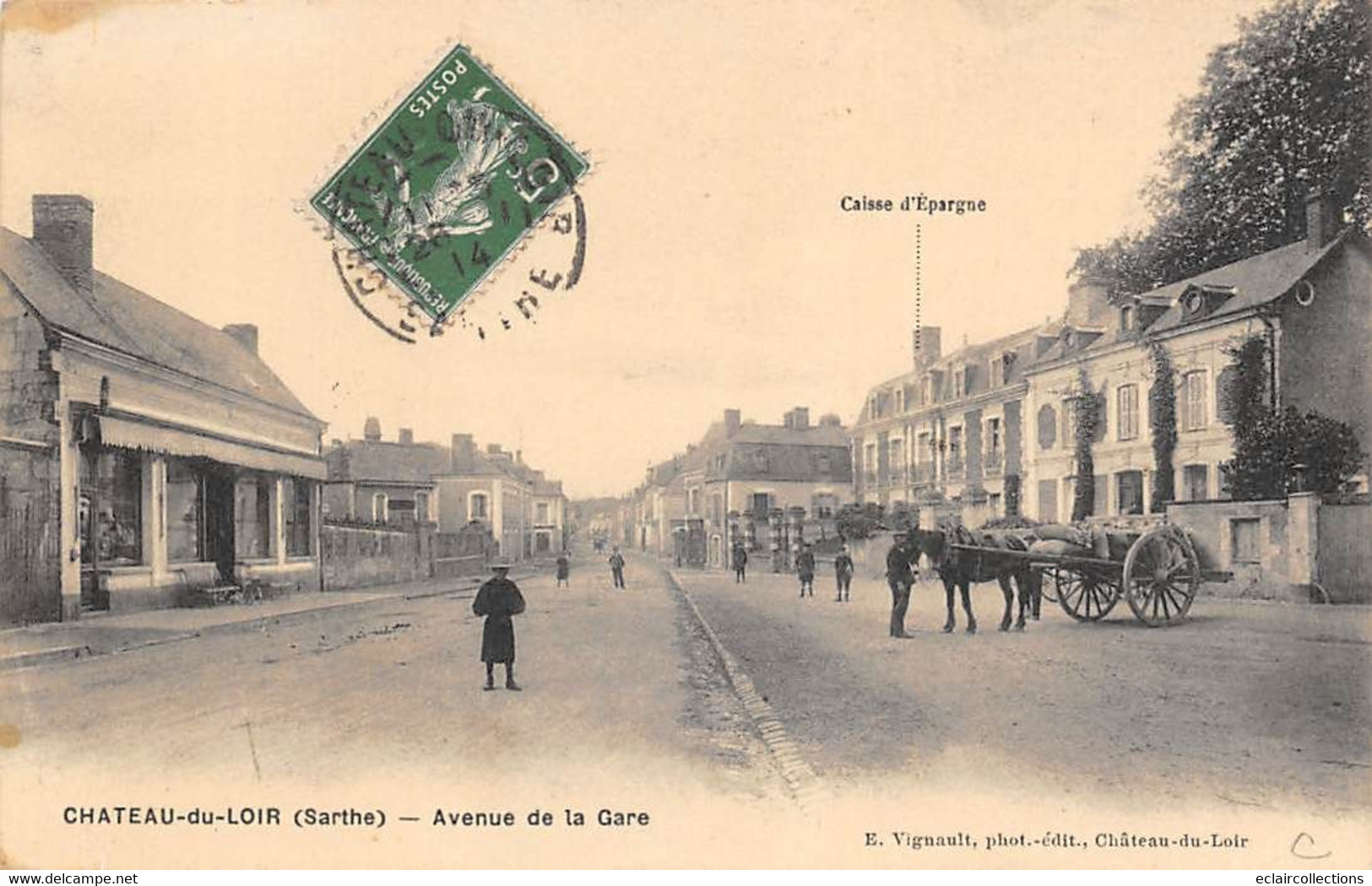 Château Du Loir          72        Avenue De La Gare        (voir Scan) - Chateau Du Loir