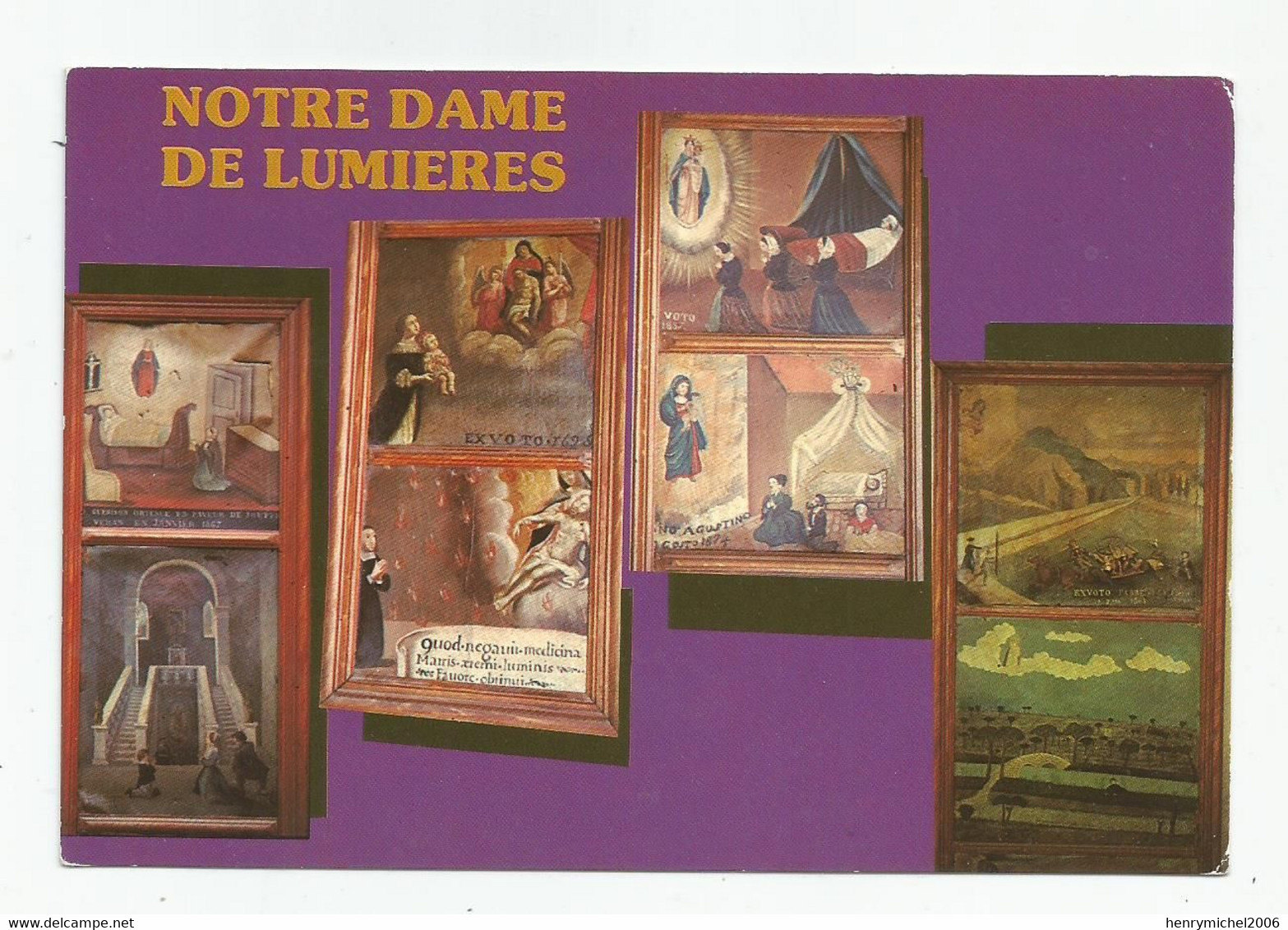 84 Vaucluse Notre Dame De Lumières Ex Voto Du Pélerinage Ed Gal Carpentras - Autres & Non Classés