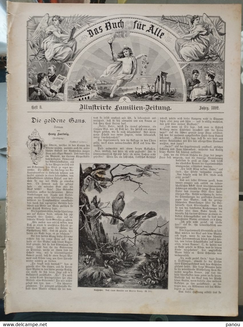 Das Buch Für Alle 1892 Nr 8. König Von Württemberg. Steiermark - Autres & Non Classés