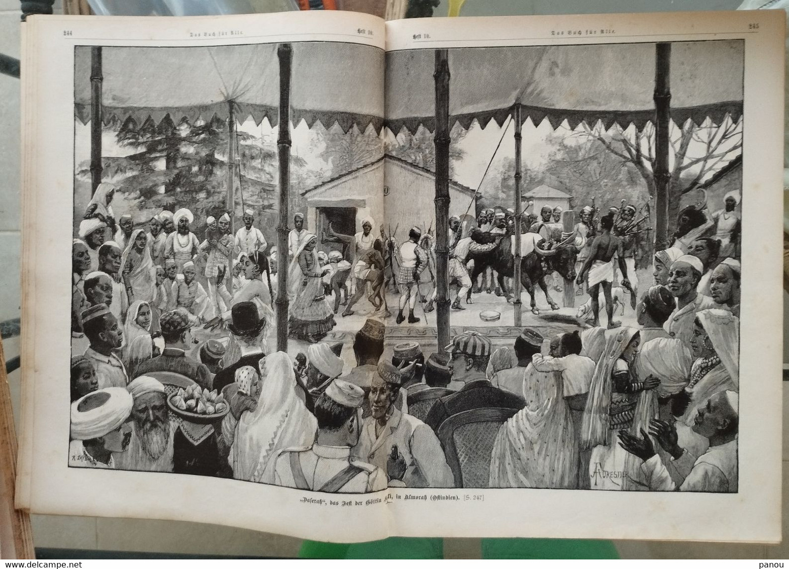 Das Buch Für Alle 1892 Nr 10. König Von Württemberg. Wien. Indien India - Autres & Non Classés