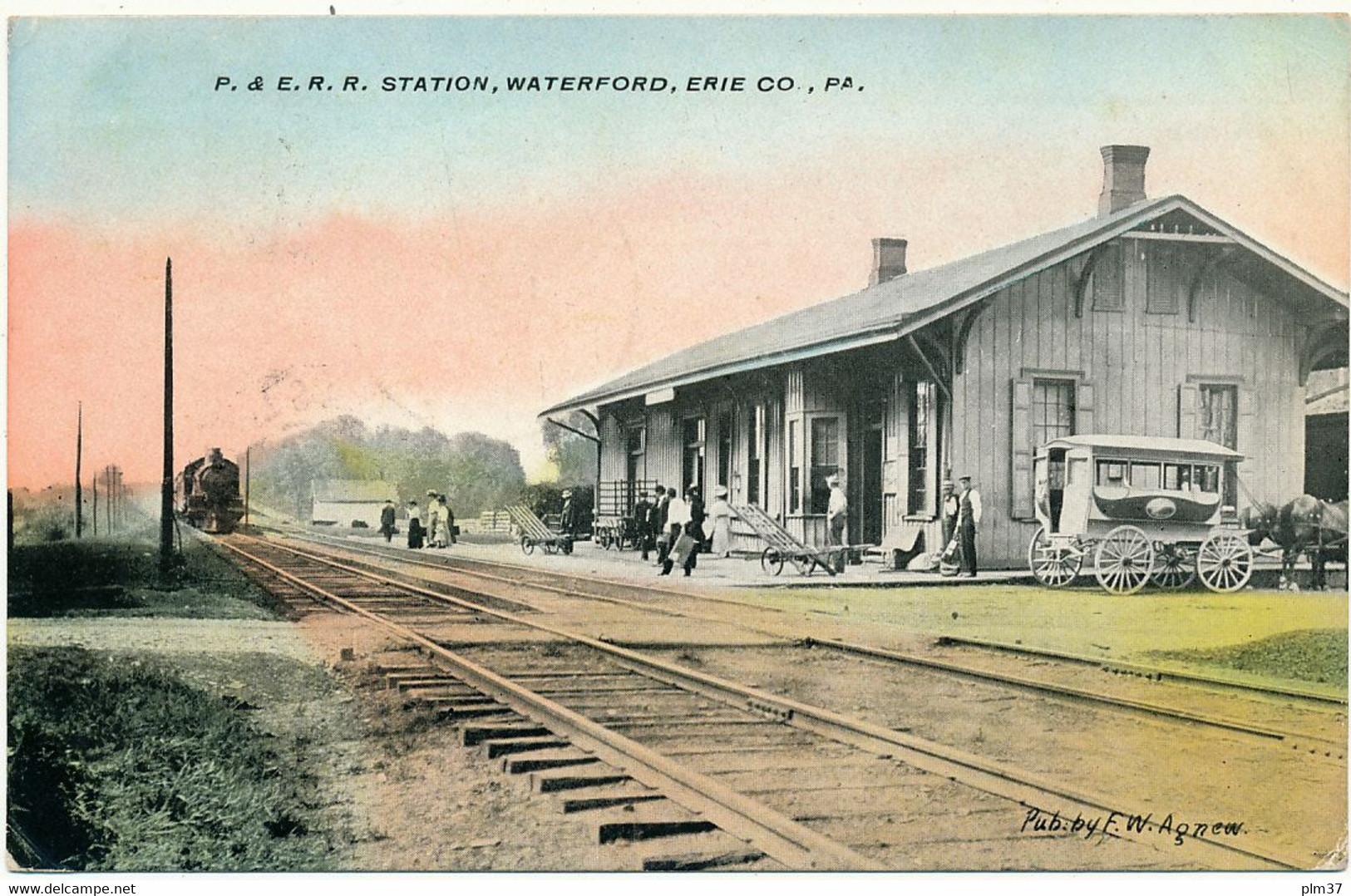 WATERFORD  ERIE, PA - P. & E.R.R. Station - Other & Unclassified