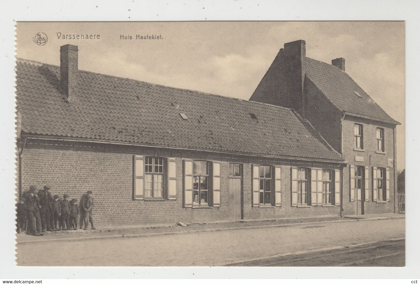 Varssenaere  Varsenare   Jabbeke  Huis Hautekiet   (tevens Uitgever Van Deze Kaart) - Jabbeke