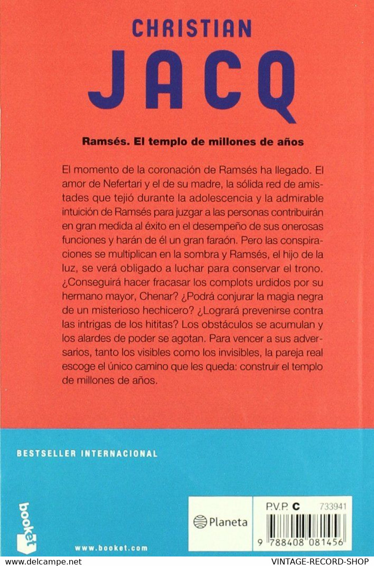 Ramsés. El Templo De Millones De Años Libro De Bolsillo – 7 Febrero 2002-CHRISTIAN JACQ - Sonstige & Ohne Zuordnung