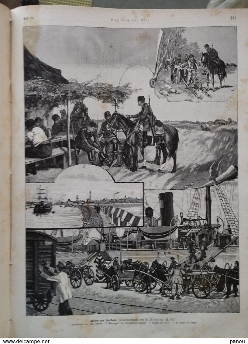 Das Buch Für Alle 1892 Nr 16. Karneval Paris Carnaval. Salzburg. Courland Latvia Kurland Lettland. Egypten Egypt - Autres & Non Classés