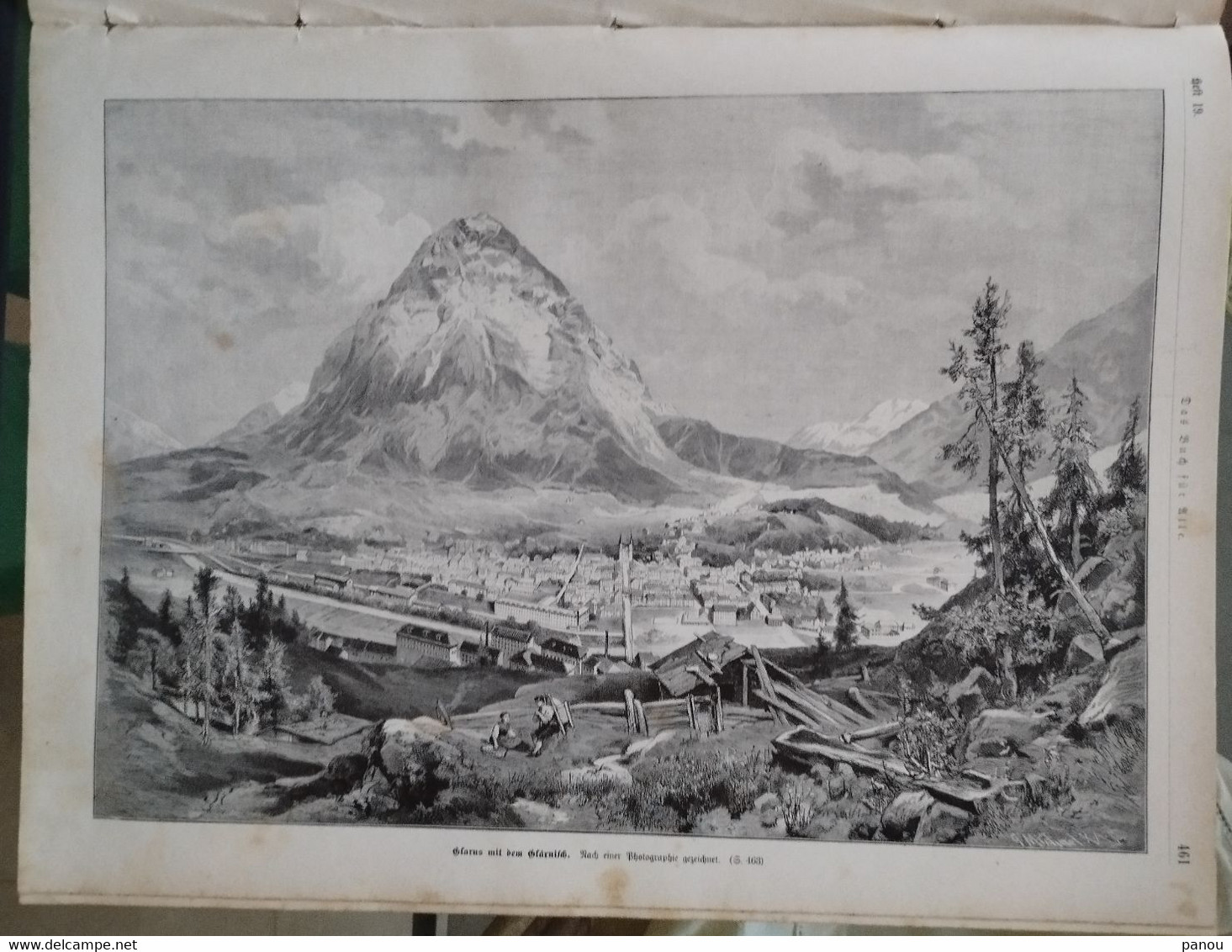 Das Buch Für Alle 1892 Nr 19. Hamburg. Glarus Glaris. Neapel Napoli - Autres & Non Classés