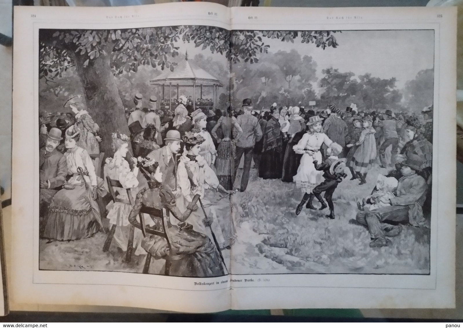 Das Buch Für Alle 1892 Nr 22. London Park. India Indien - Autres & Non Classés