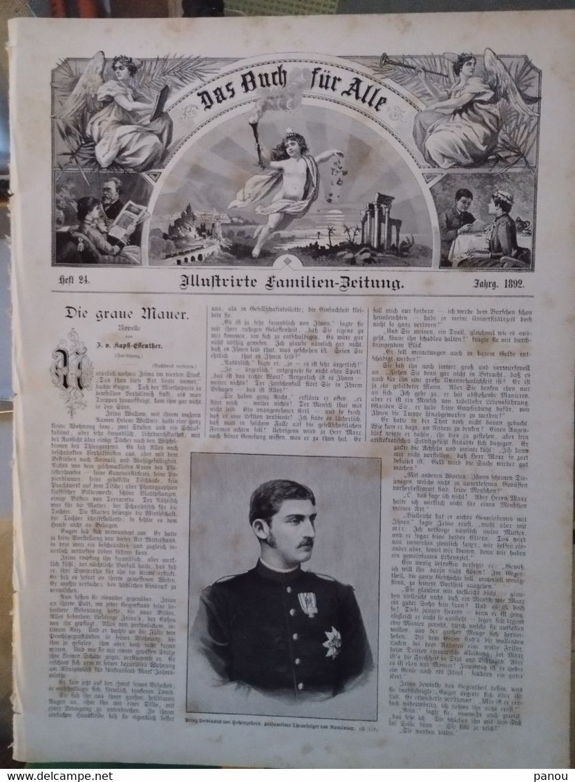 Das Buch Für Alle 1892 Nr 24. Brasilien Brazil. Monte Carlo - Autres & Non Classés