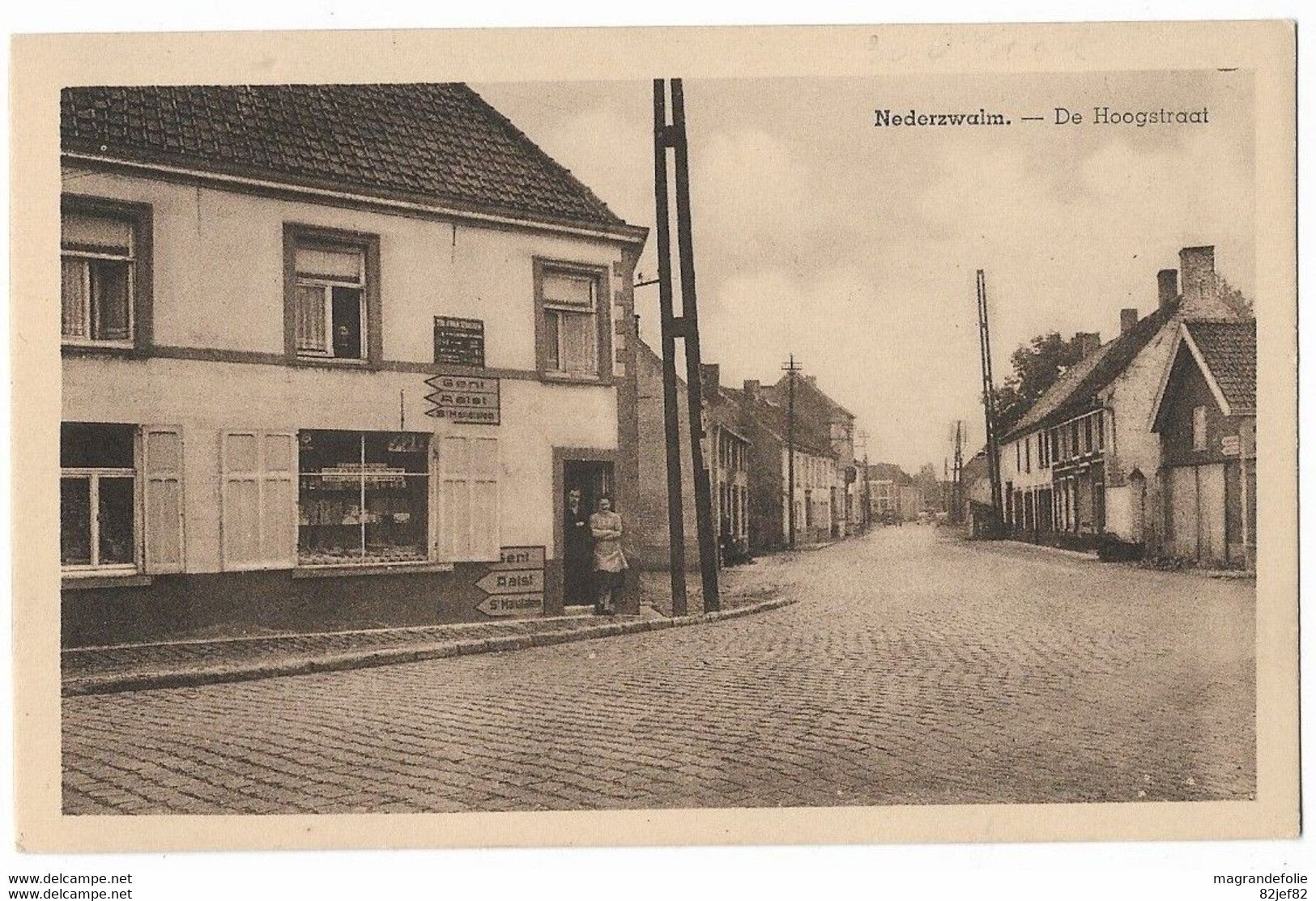 Nederzwalm De Hoogstraat  + Bakkerij - Zwalm