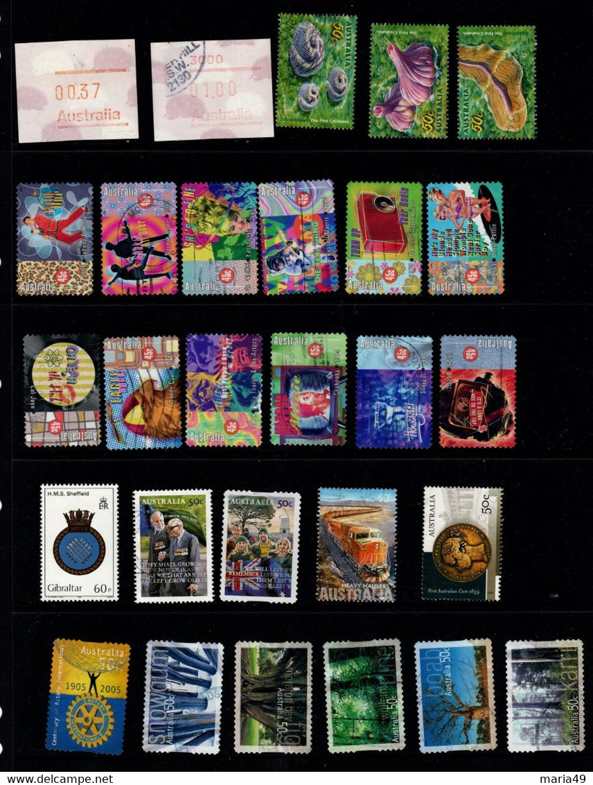 Australia Small Lot Used Stamps Lot 36 - Vrac (max 999 Timbres)