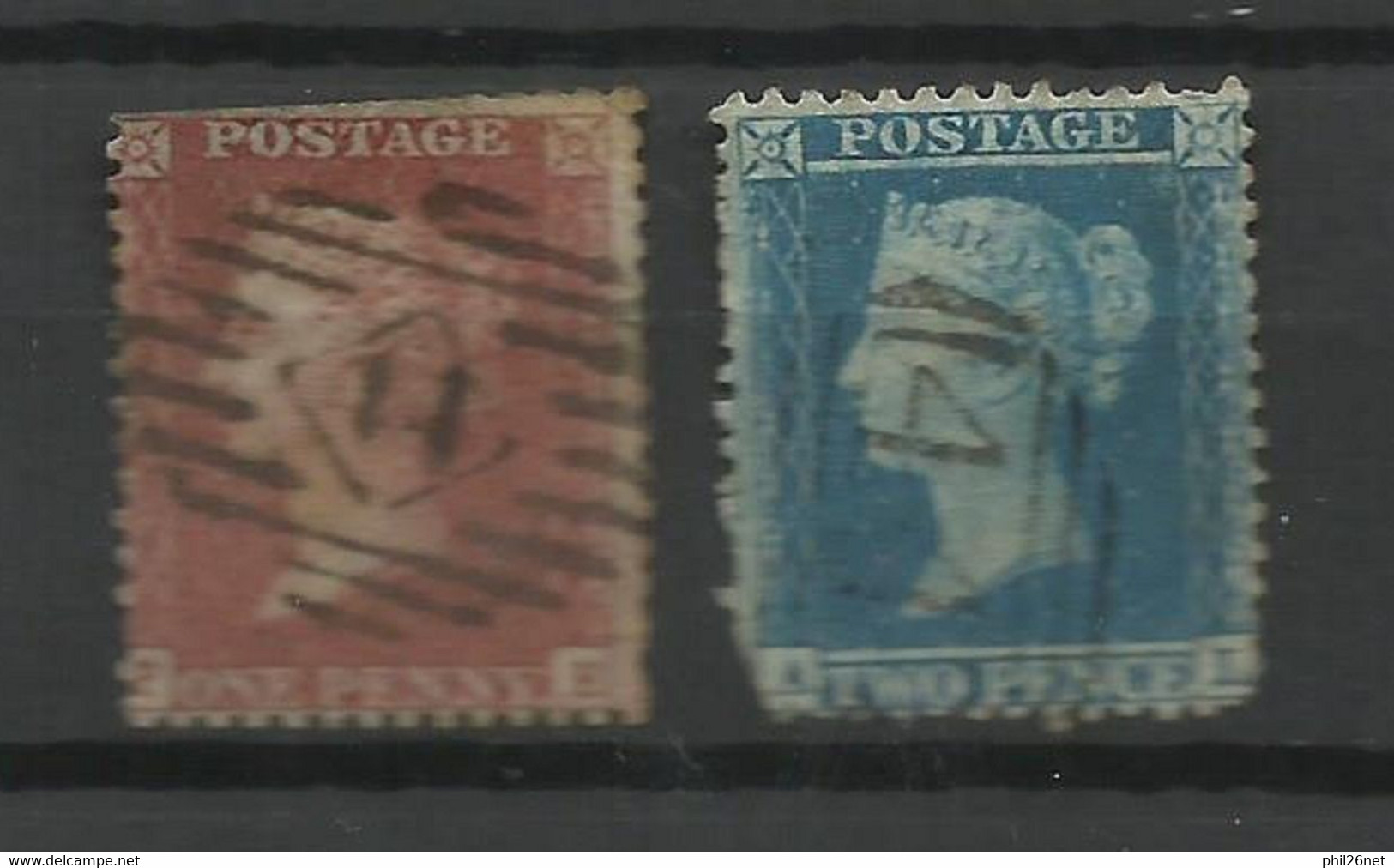 UK N°  10 Et 11  Dentelés   14   Oblitérés     AB  2ème Choix    Voir Scans          Soldé ! ! ! - Used Stamps