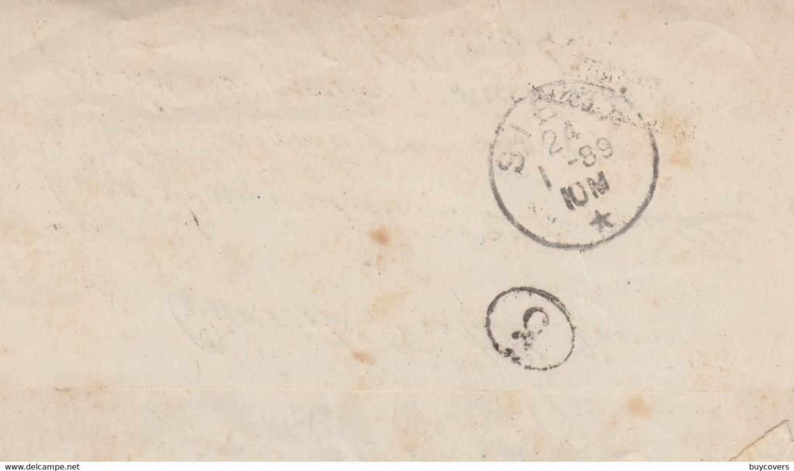 1552 - Lettera Del 1889 Da Torino A Siena Con Cent. 2 DLR Tassata 28 Cent. Assolti Con Segnatasse - Segnatasse