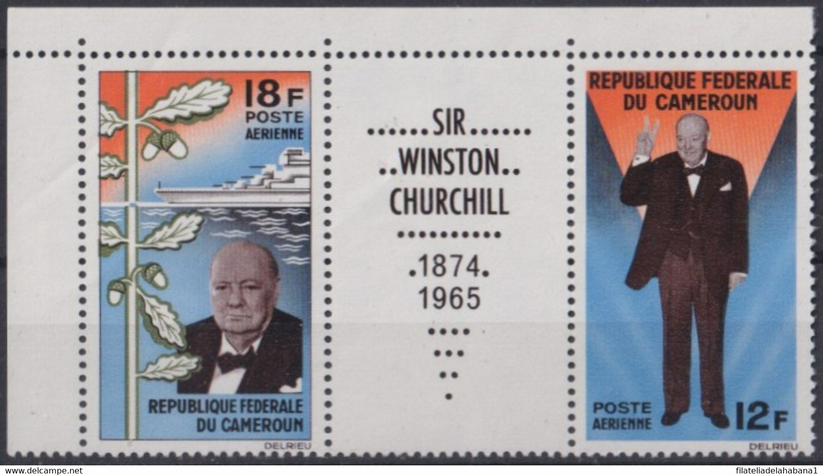 F-EX36941 CAMEROON CAMEROUN MNH 1965 WINSTON CHURCHIL WWII. - Sir Winston Churchill