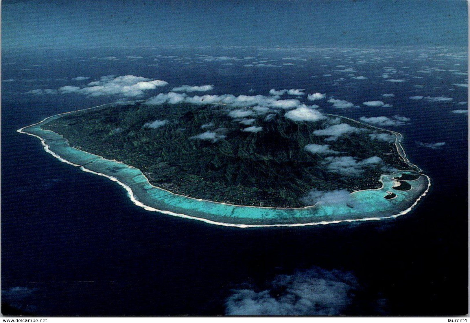 (3 M 25) Cook Island (posted To Australia 1980's) Raatonga Island (from The Air) - Islas Cook