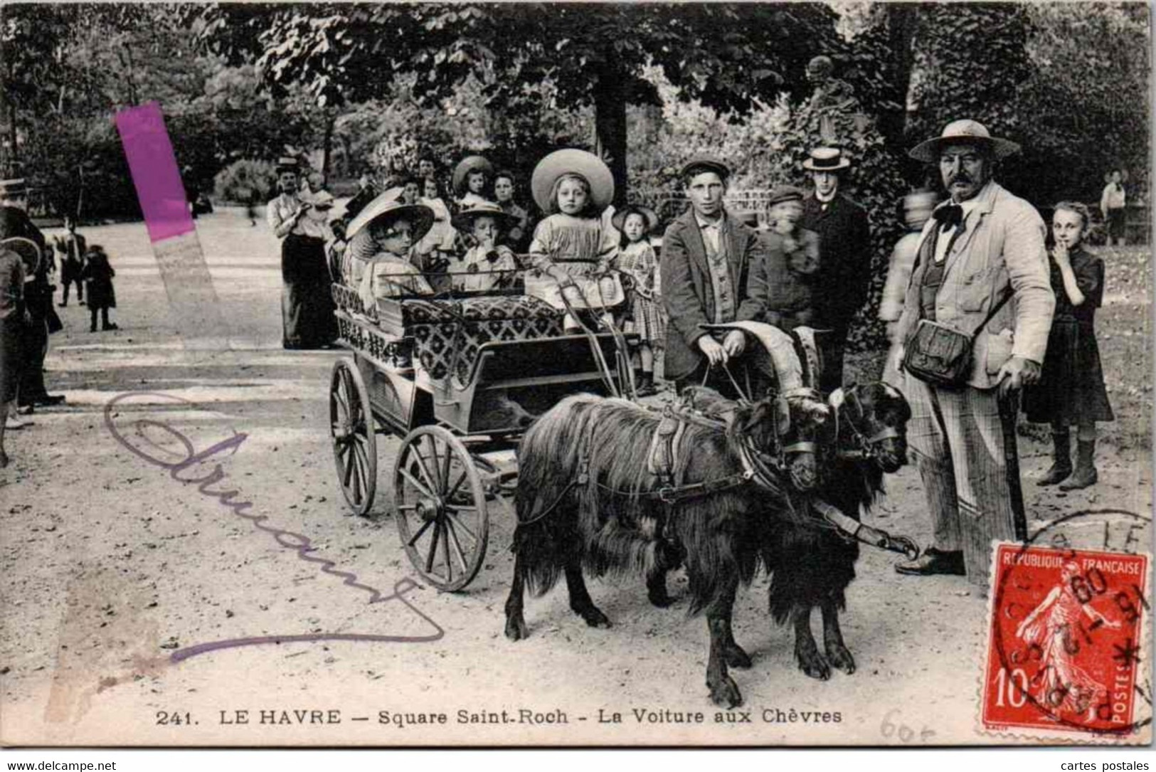 LE HAVRE Square SAINT-ROCH - La Voiture Aux Chèvres - Square Saint-Roch