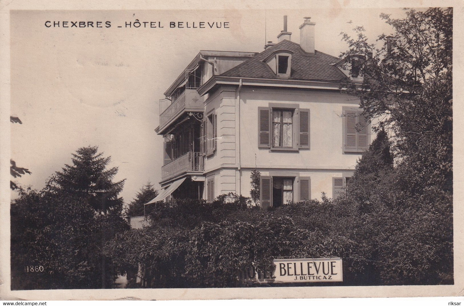 SUISSE(CHEXBRES) HOTEL BELLEVUE - Chexbres